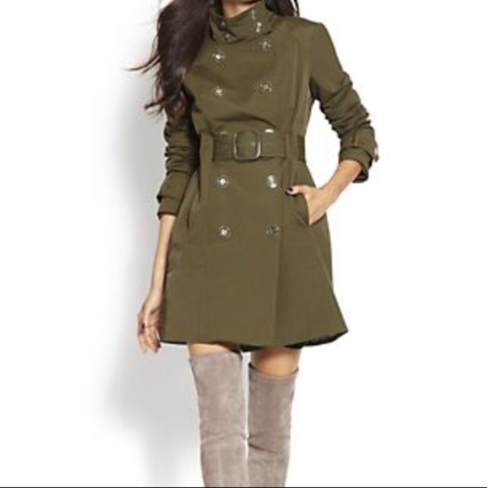 New York And Company Double Breasted Trench Coat